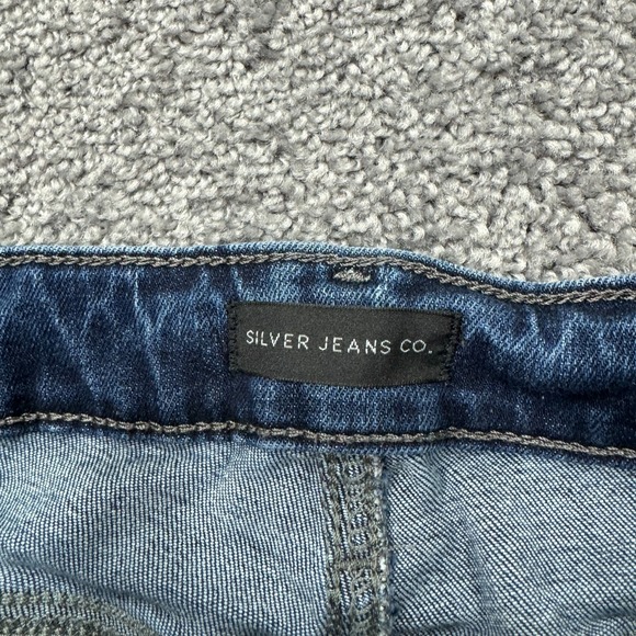 Silver Jeans Womens 26/33 Blue Elyse Slim Bootcut Stretch Medium Wash Denim City - Picture 6 of 8